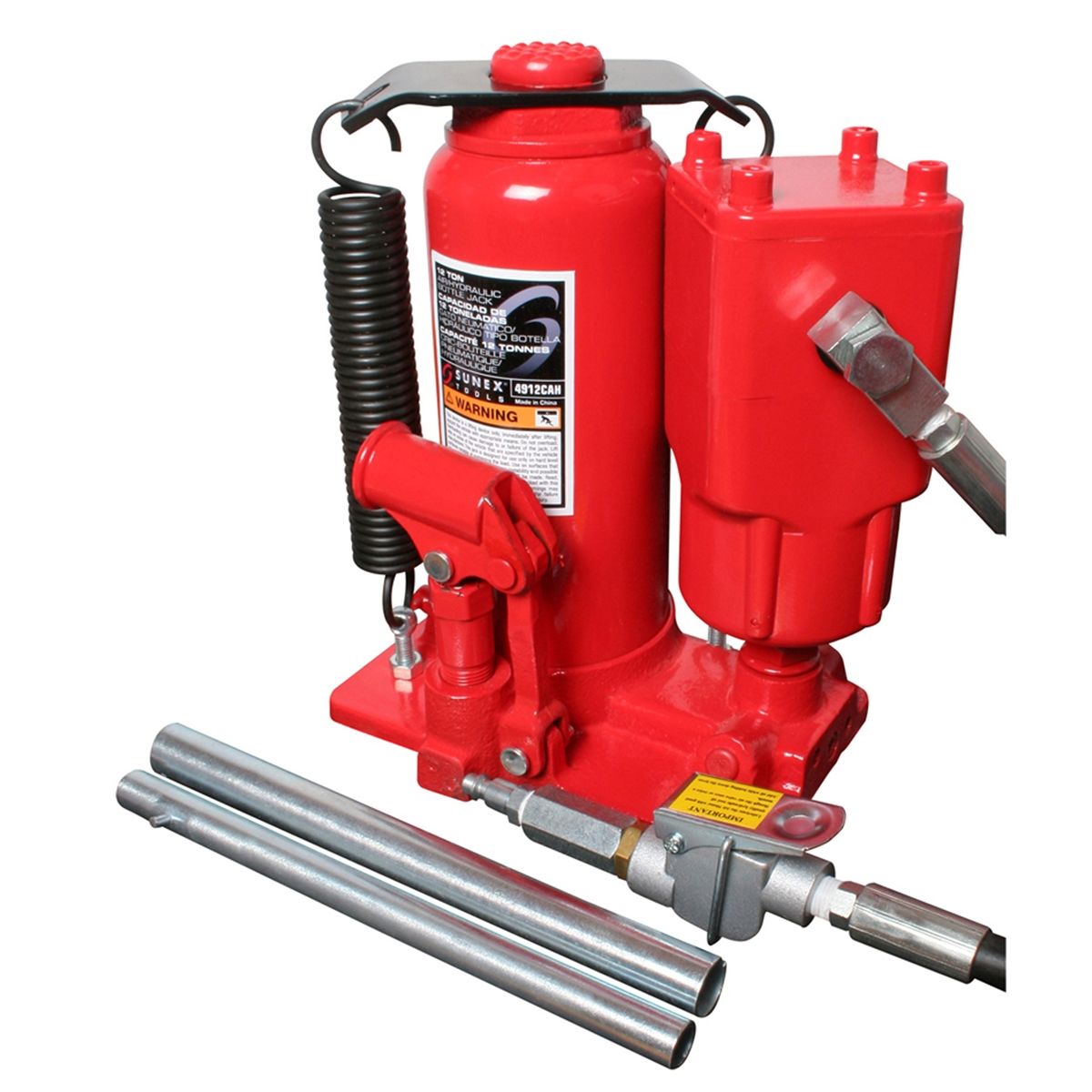 12 TON AIR/HYDRAULIC BOTTLE JA