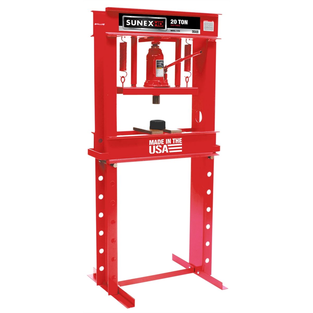 20T MANUAL HYD SHOP PRESS