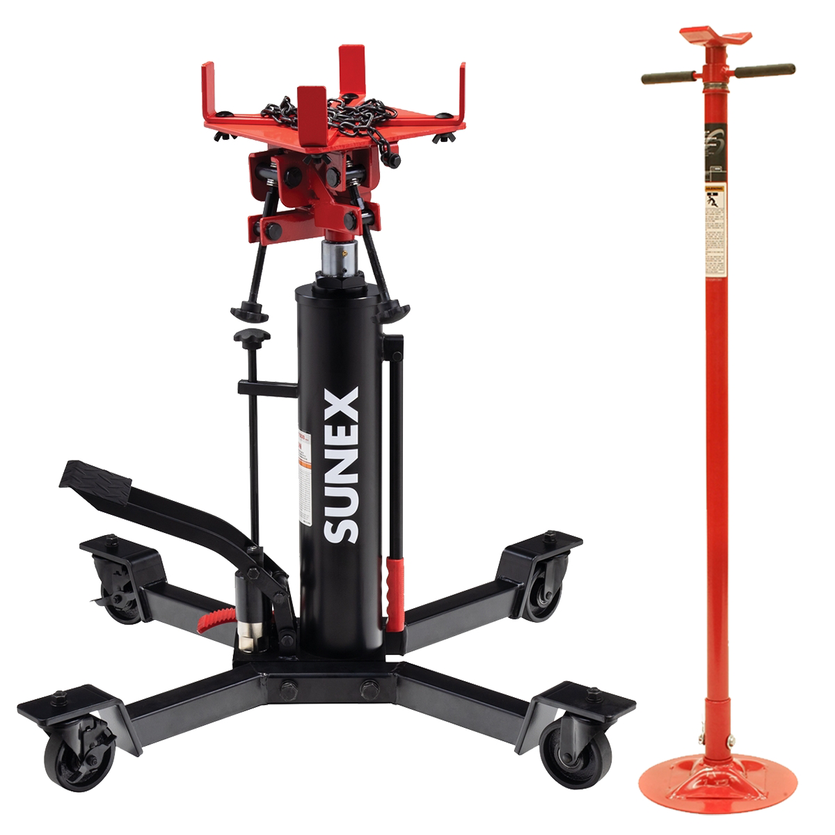 1,000 Lb. Capacity Trans Jack w/ 3/4Ton Stand