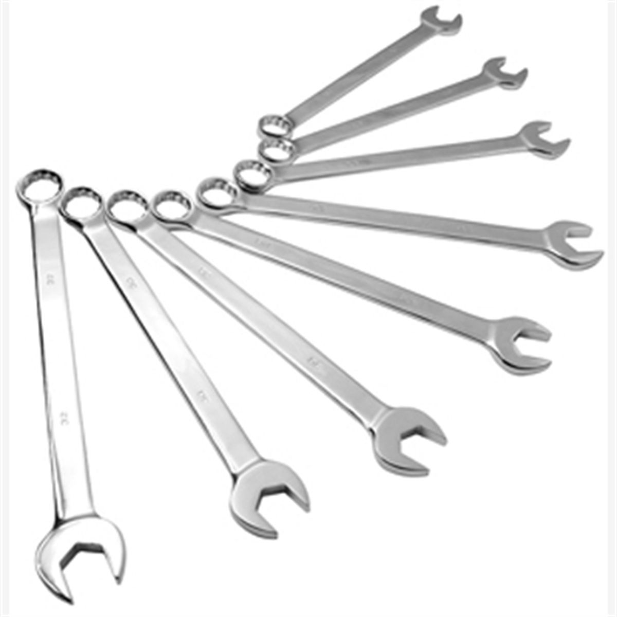 8 piece metric V-Groove Combination Wrench set