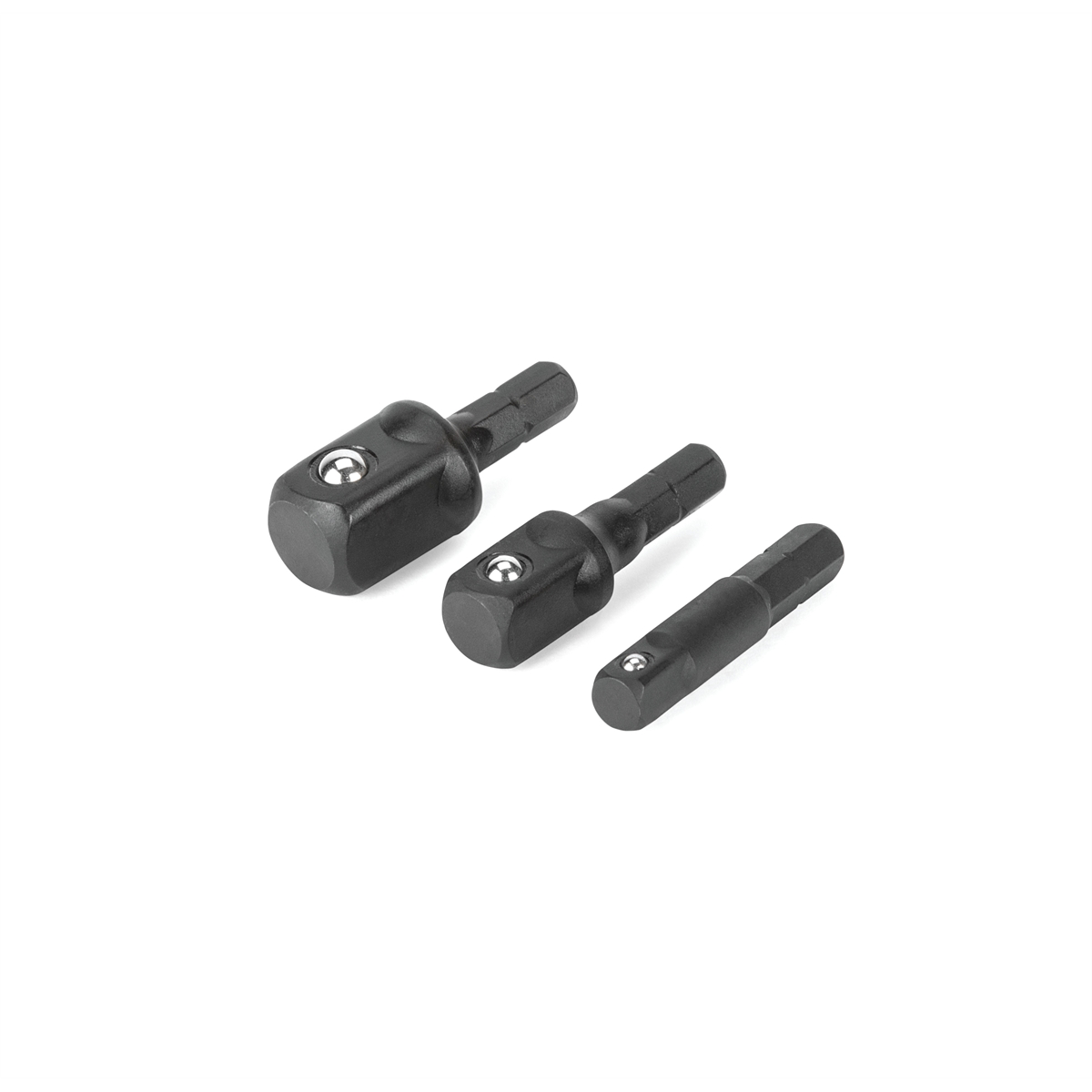 3PC Impact Stubby Socket Adapter Set