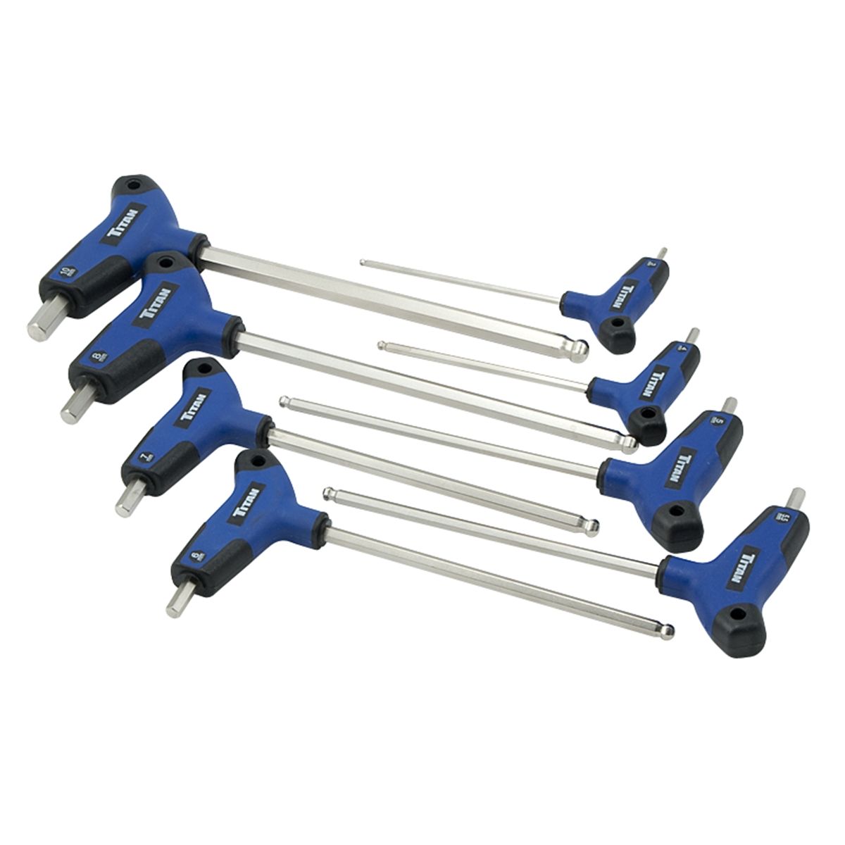 8 Pc. Metric T-Handle Hex Key Set