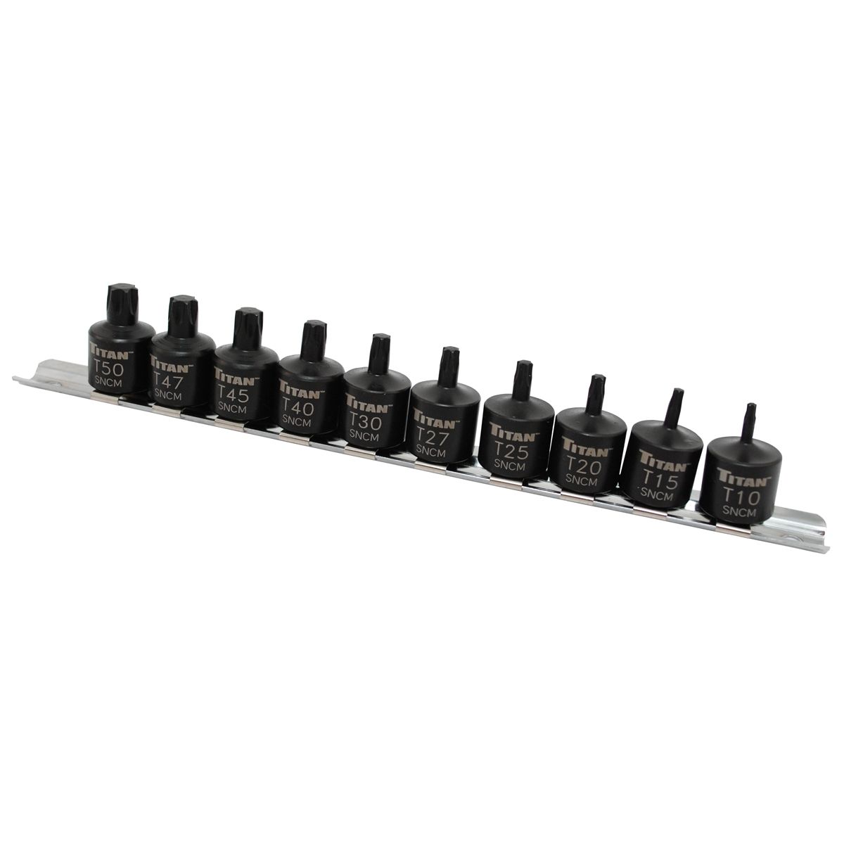 10pc Stubby Star Bit Socket Set