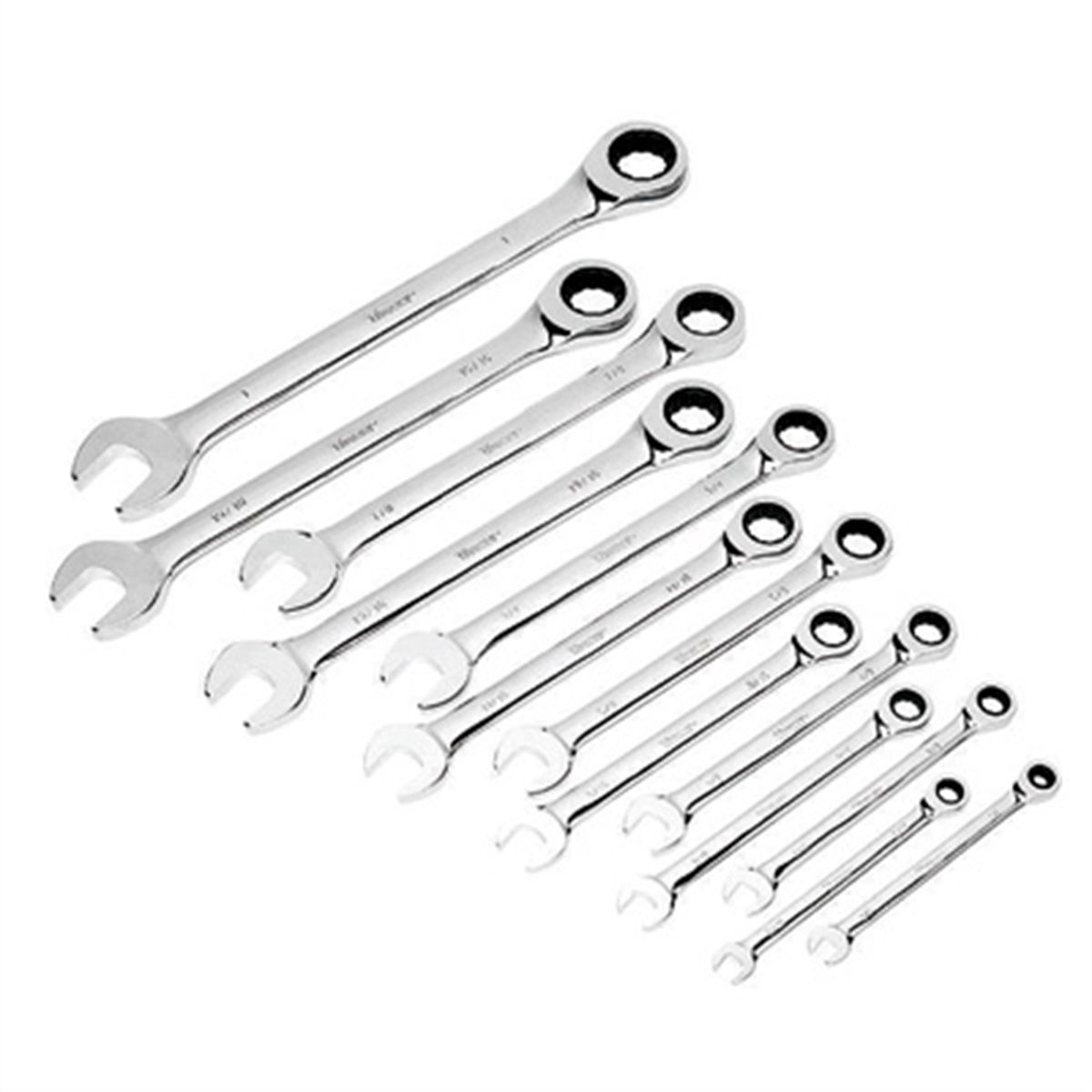 WRE SET COMB SAE RATCHETING 13PC