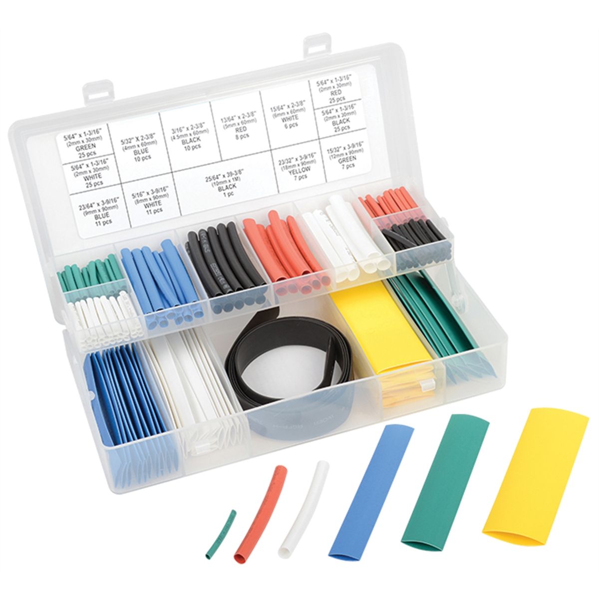 171pc Heat Shrink Tube Assortment