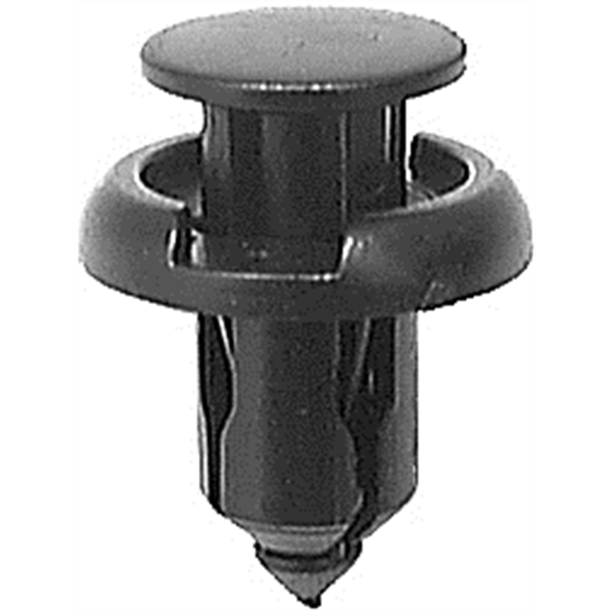 Black Front Bumper Push Type Retainer