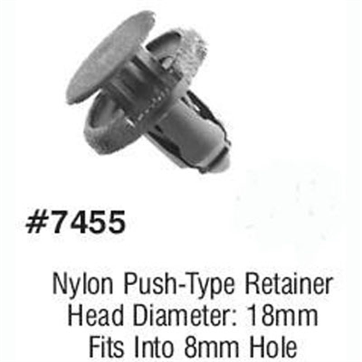 Nissan push type retainer