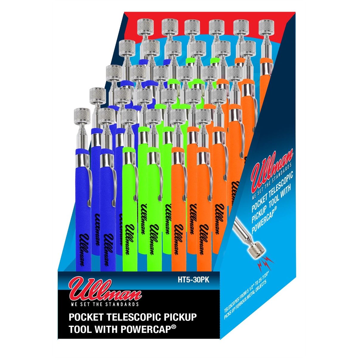 30-Pc Pocket Telescopic Pickup Tool Display