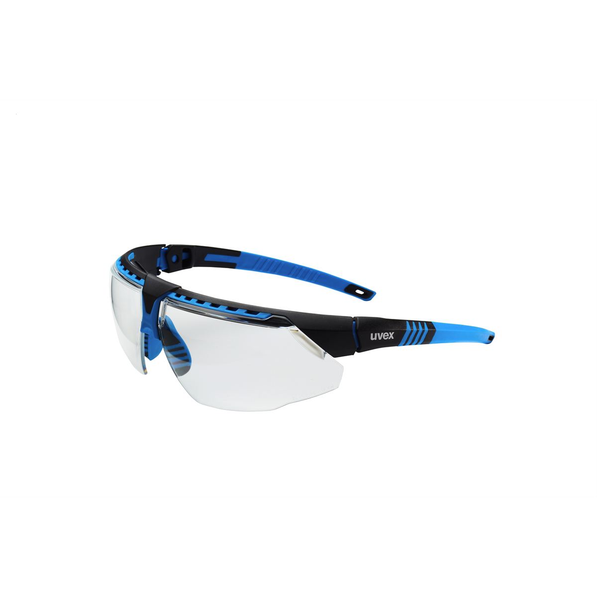 UVEX AVATAR GLASSES BLK/BLUE, CLEAR HSAF