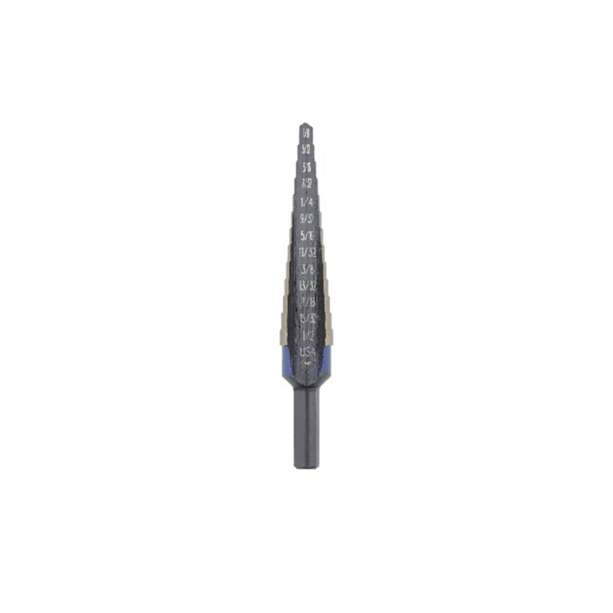 Unibit Cobalt Step Drill #1 - 1/8-1/2 In (1/32 In Steps)