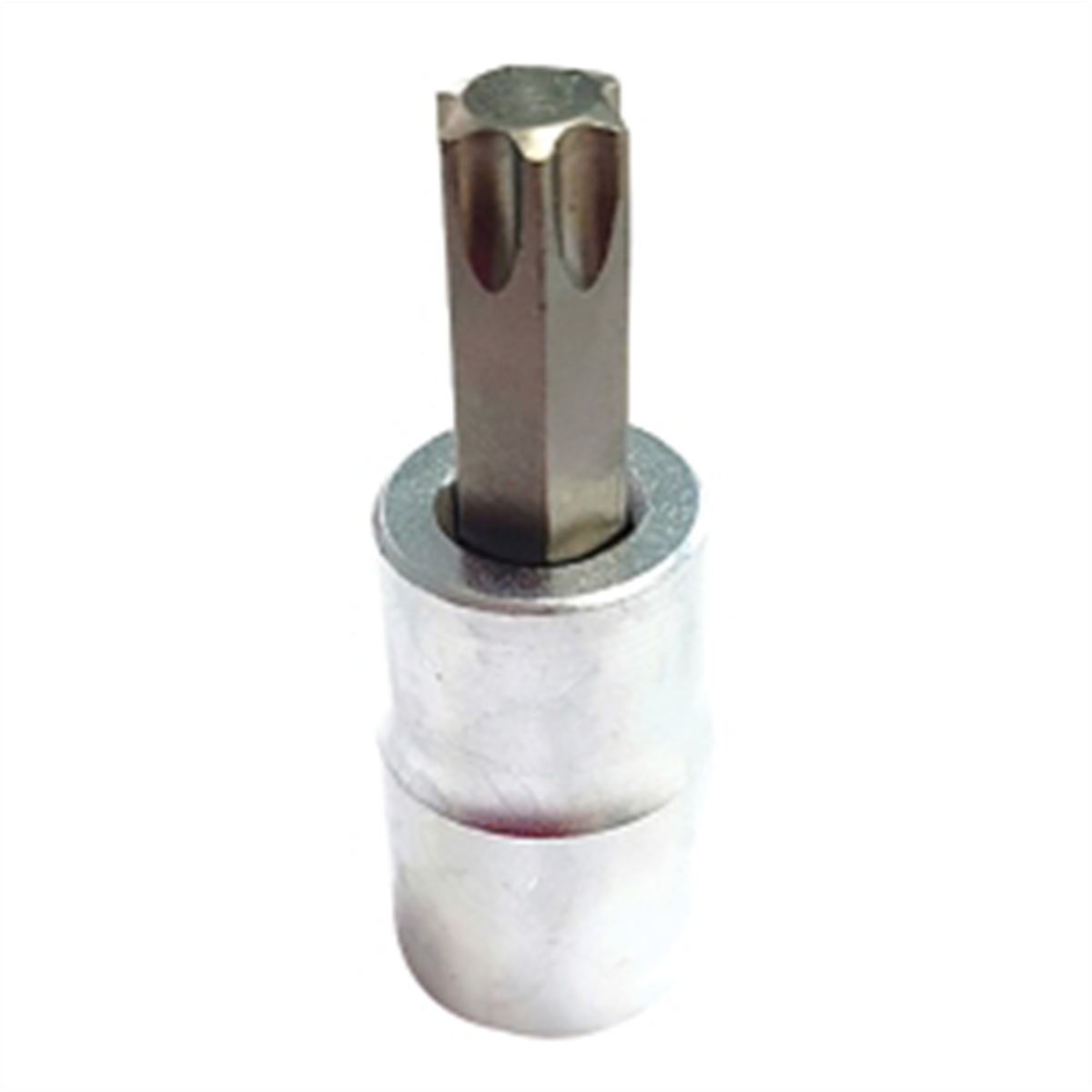 T47 Torx Bit, Satin chrome 3/8 sq dr bit holder