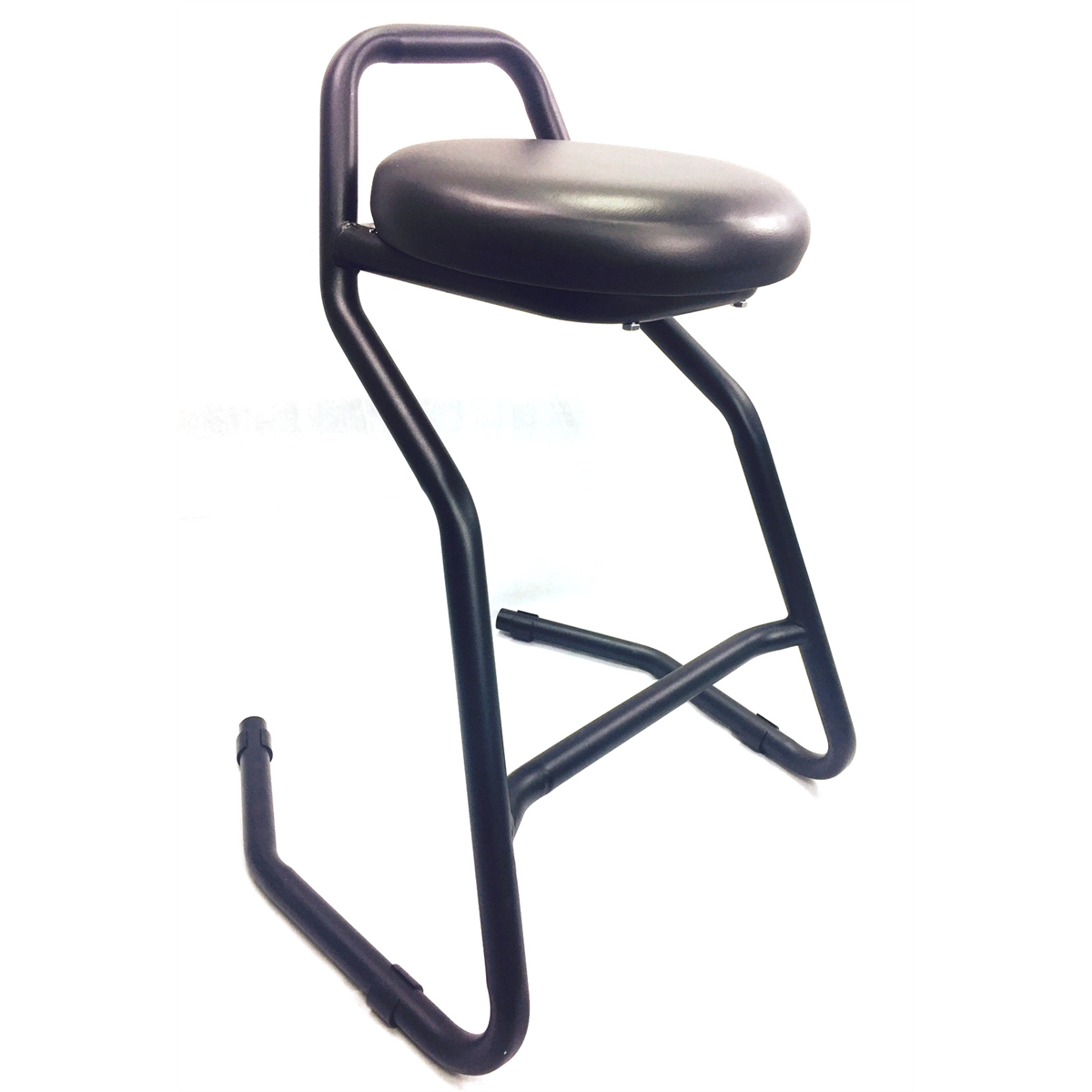 Robust and comfortable garage stool