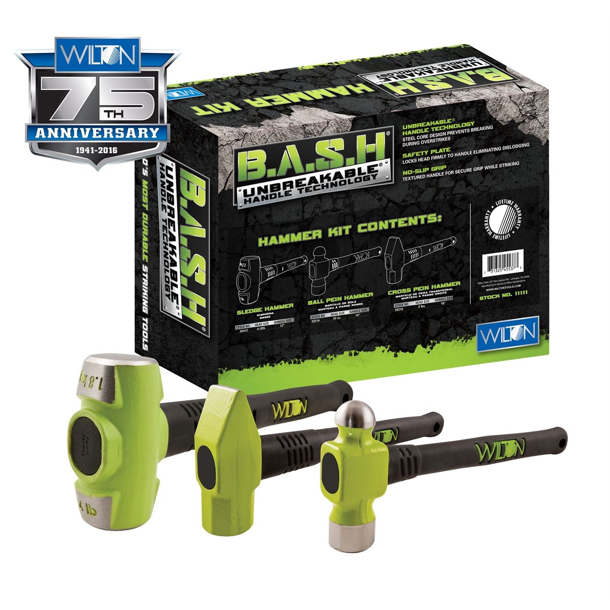 3 Piece Bash Hammer Set