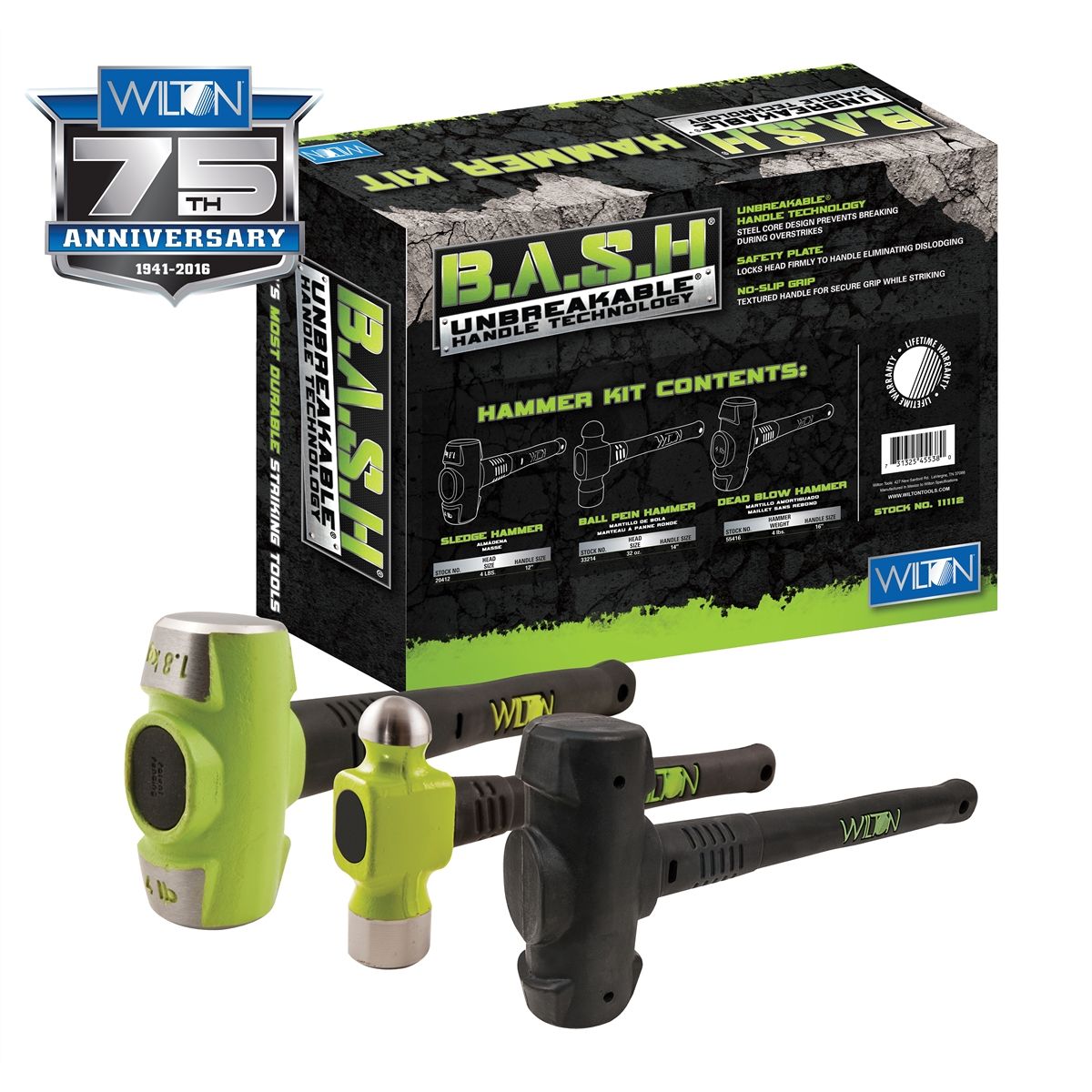 3 Piece Shop Bash Hammer Set