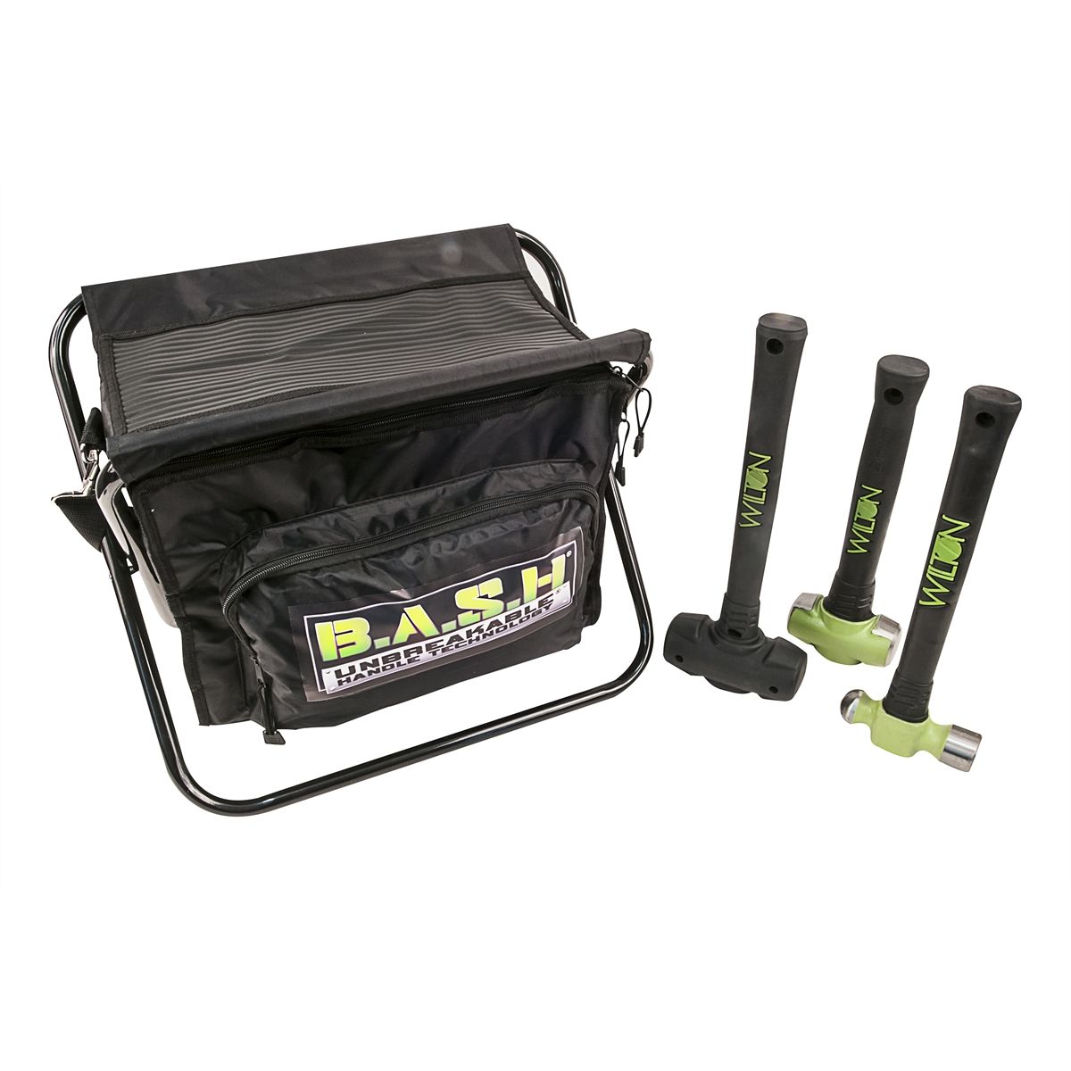 Show Pack; 6 BASH Hammers & 1 Koozie Cooler Chair