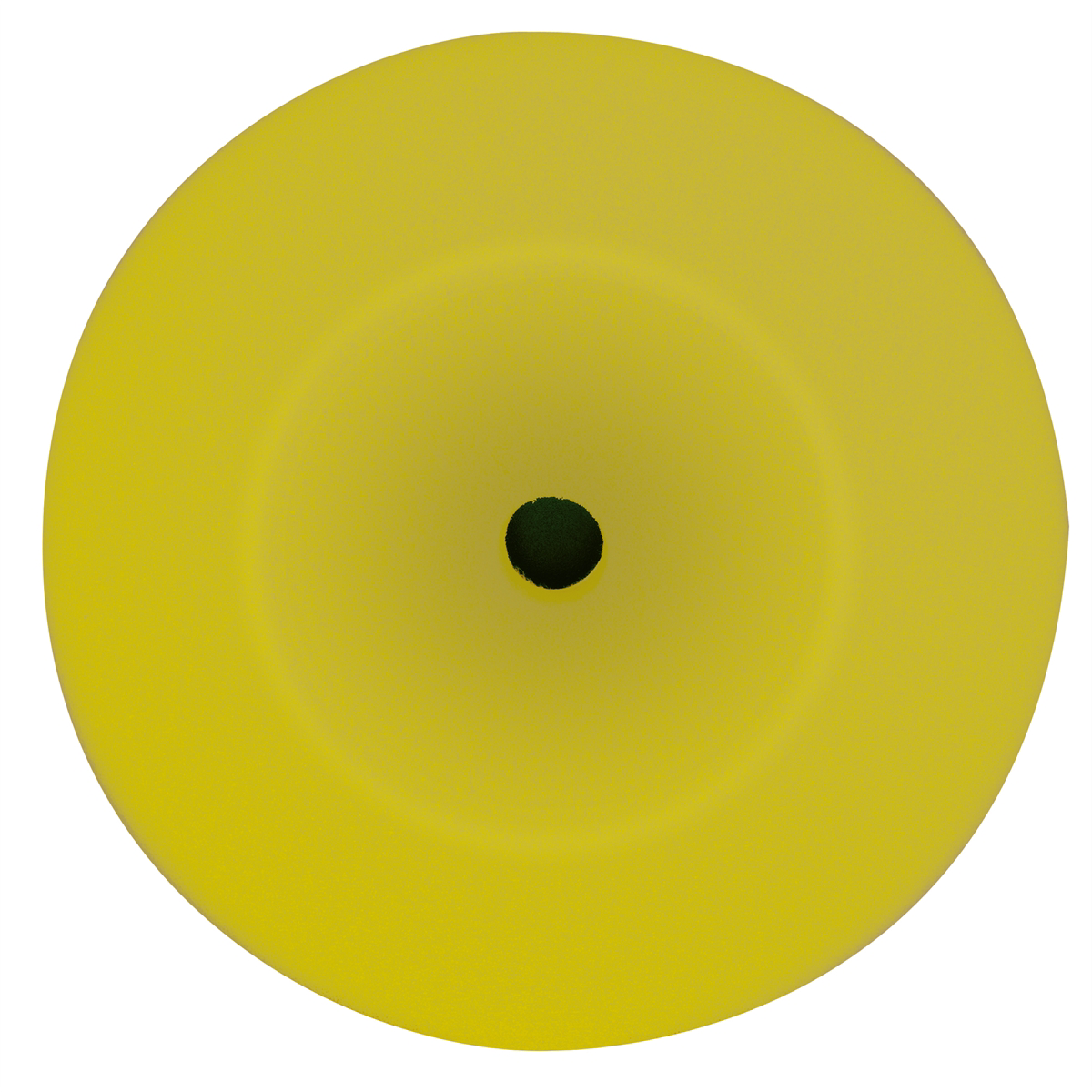 Foam Cut Yellow Buff Pad 8"