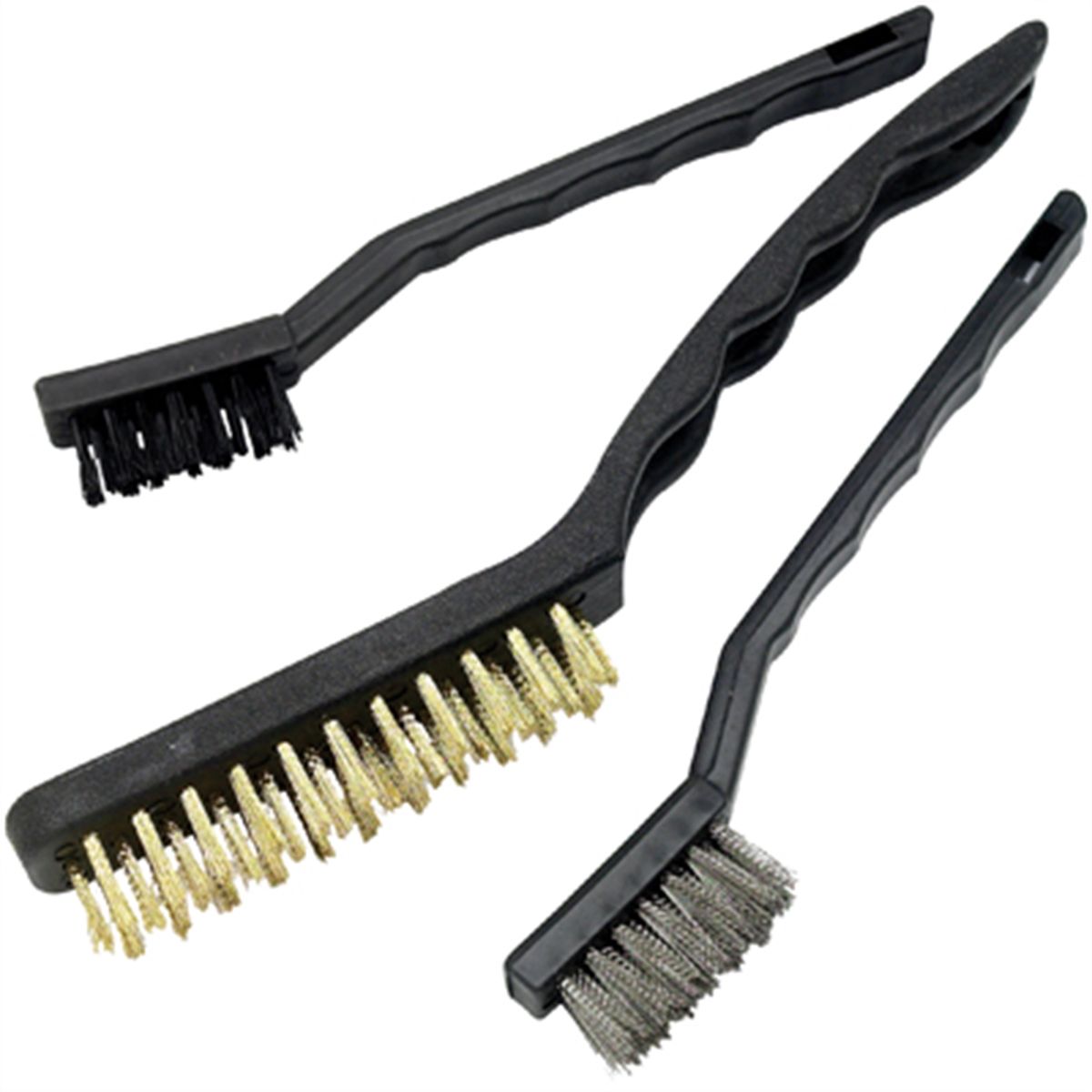 3 pc Wire Brush Set