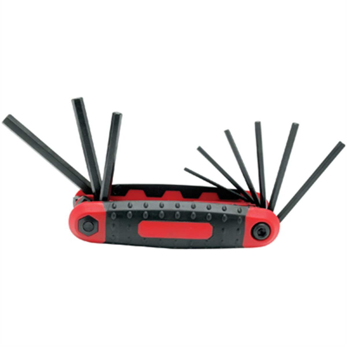 9 pc Folding Hex Key Set - SAE