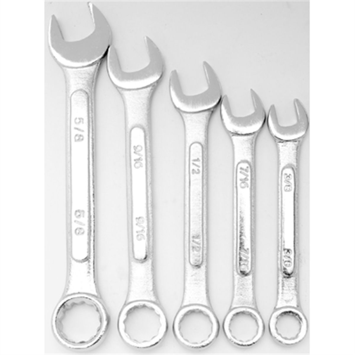 5 pc Combo Wrench Set - SAE