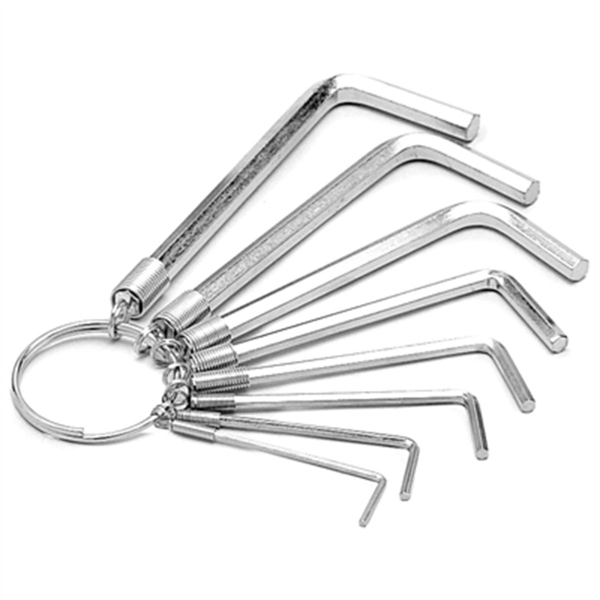 8 Pc HD SAE Hex Key Wrench Set