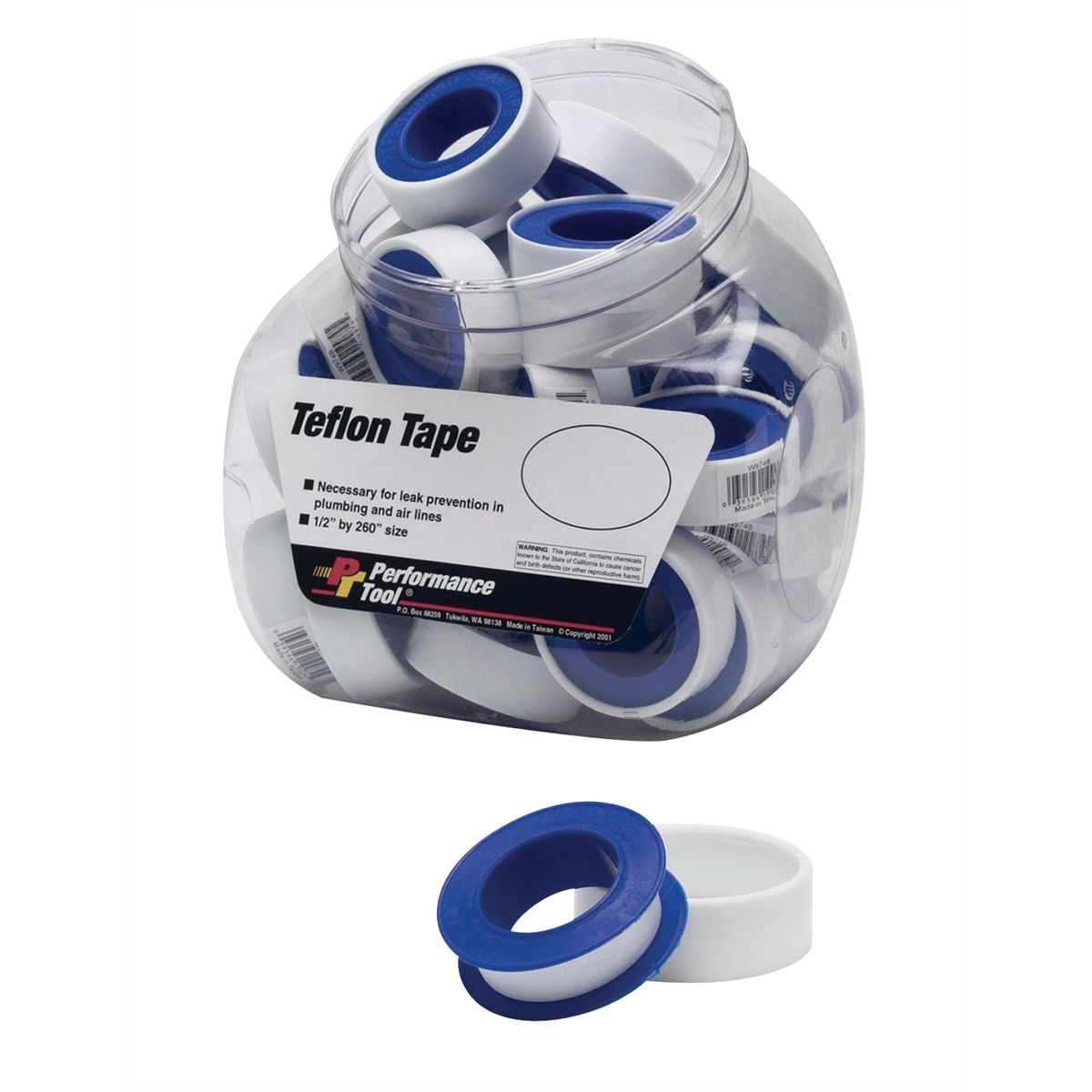 Teflon Tape - 24 Individual Rolls