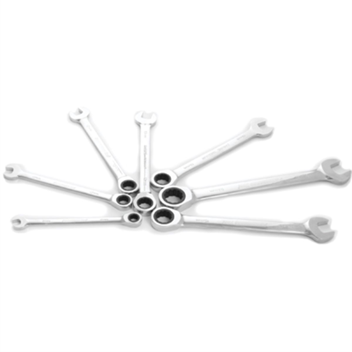 7 Pc MM Ratcheting Wrench Set