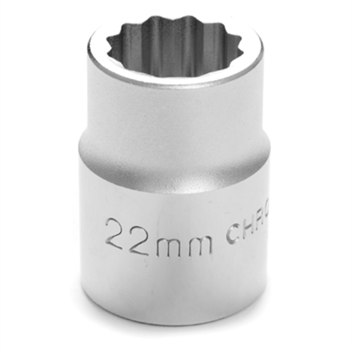 3/4" Dr 12pt Std Socket 22mm