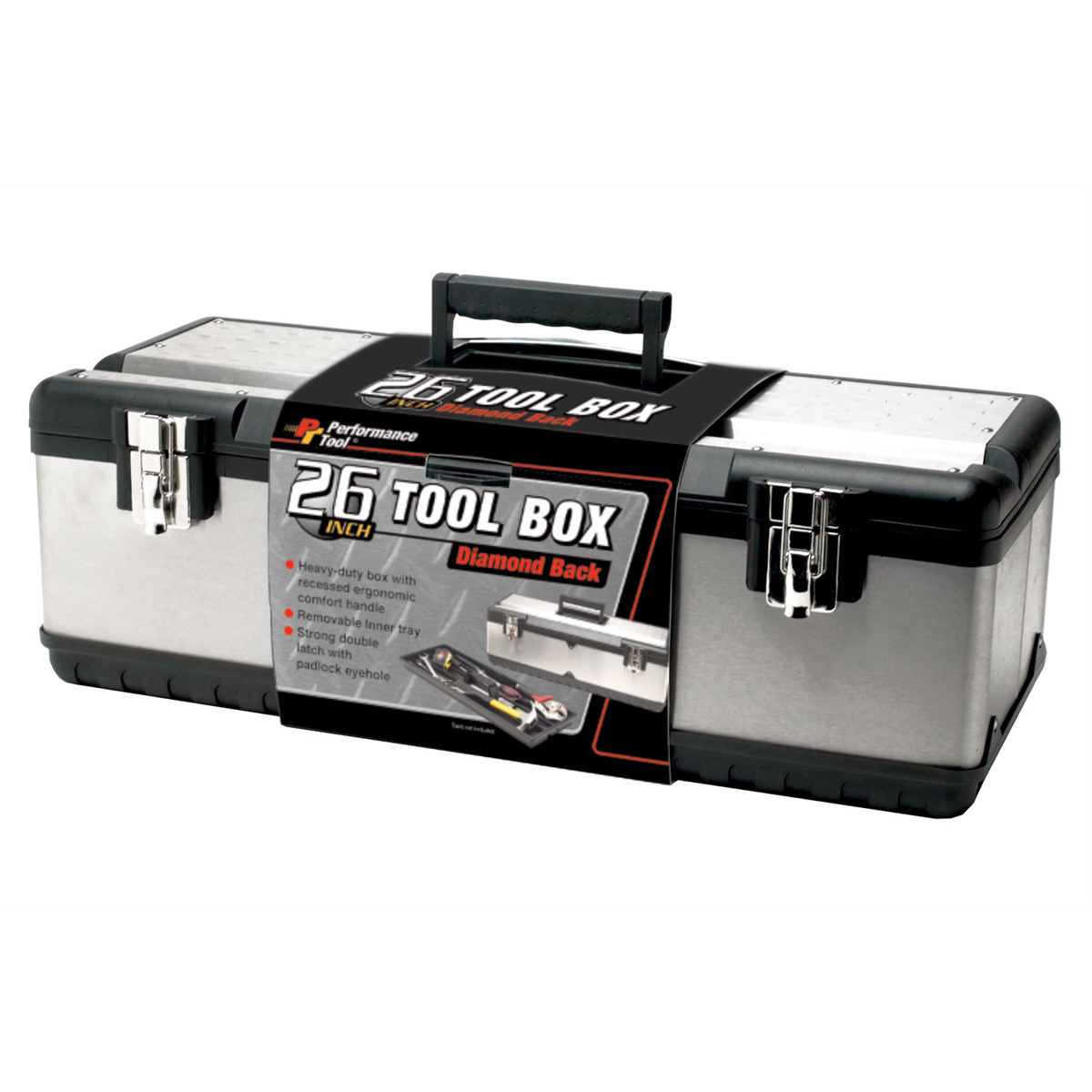 26 in. Steel Tool Box