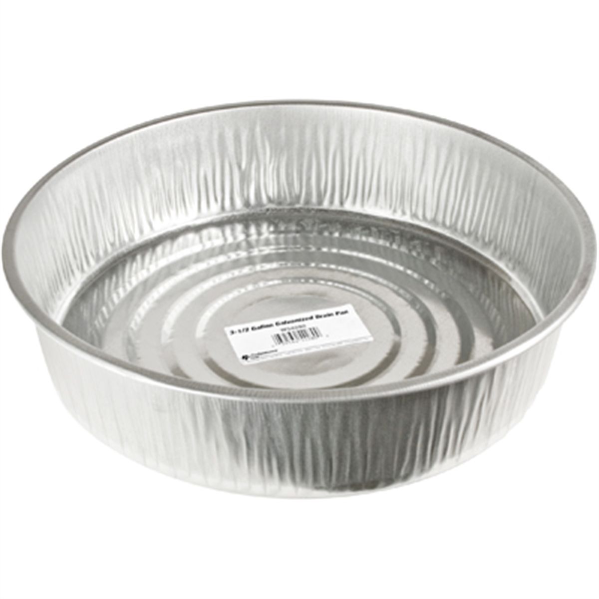 3-1/2 Gal. Galvanized Drain Pa