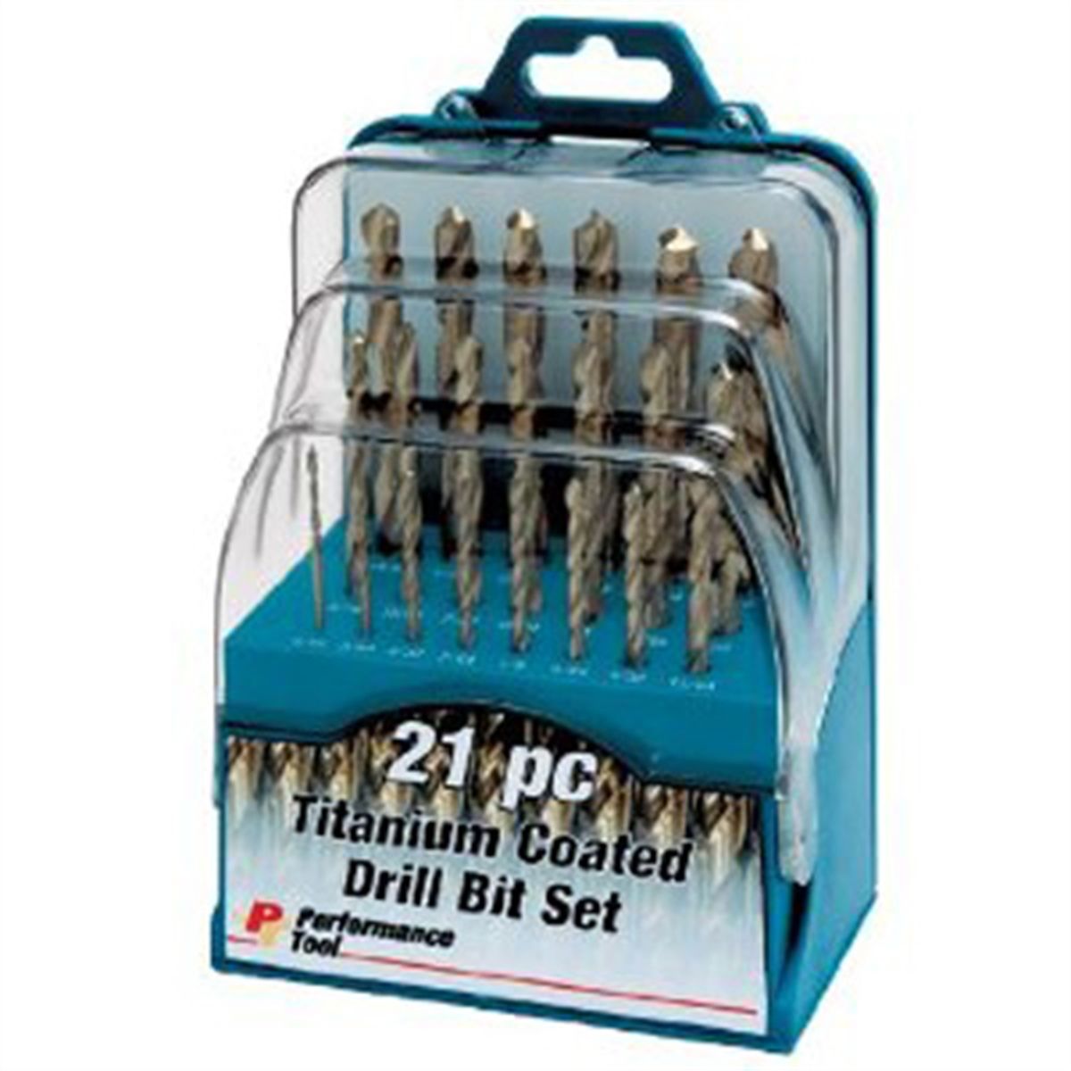 21pc Titanium Coated Drill Bit