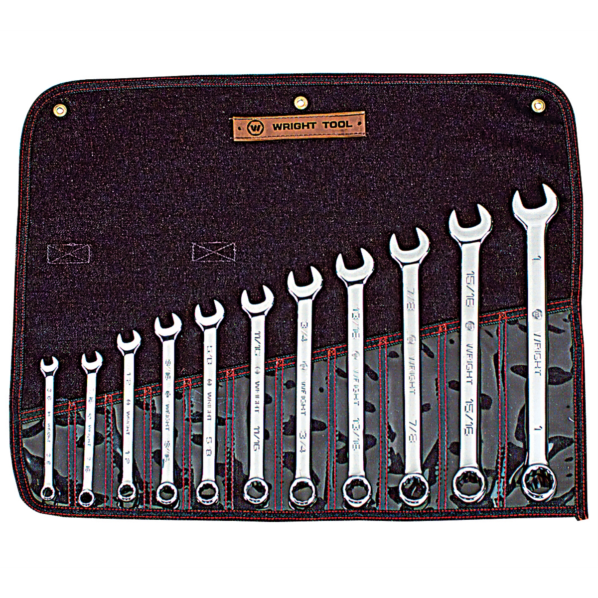 11pc 12pt. Full Polished Combination Wrench Set