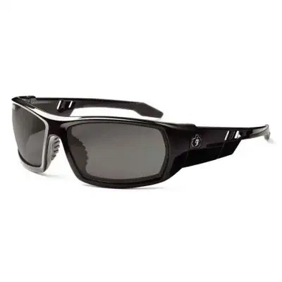 ODIN Anti-Fog Smoke Lens Black Safety Glasses