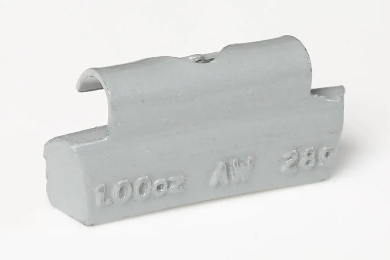 0.25 oz AW style Plasteel clip-on weight