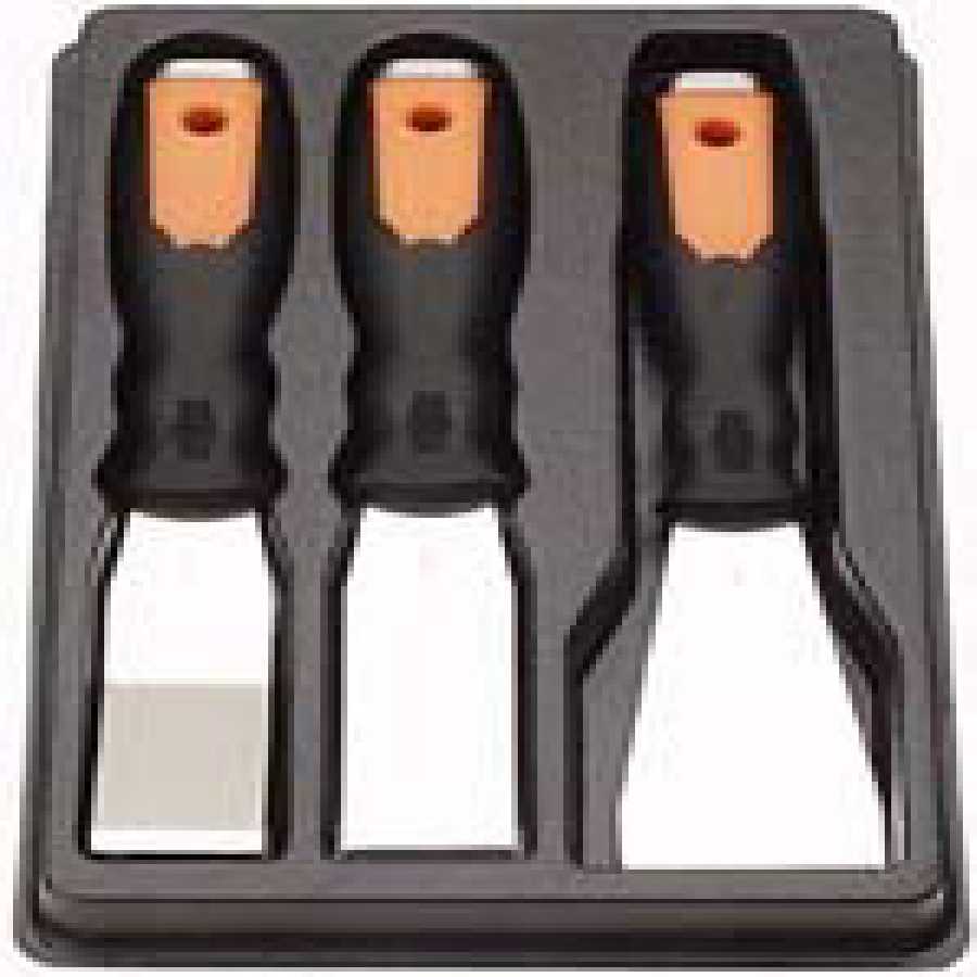 Stainless Steel Scraper Set - 3 Pc