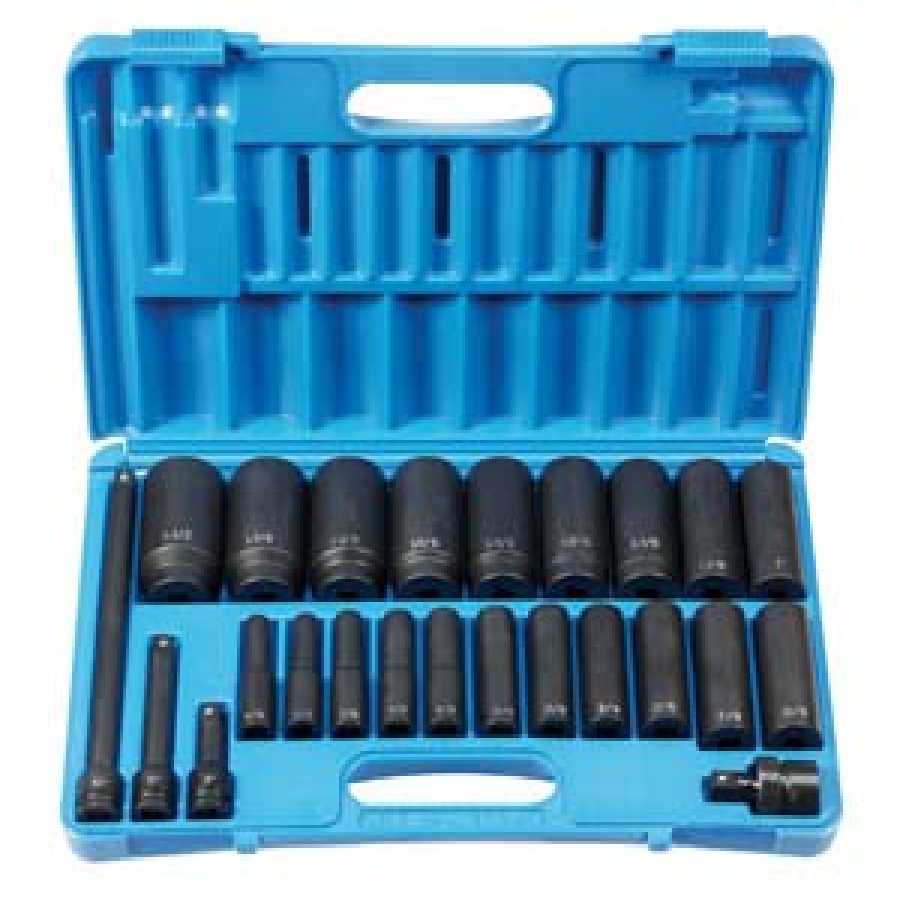 1/2 In Dr Deep Length Fractional Set - 24-Pc