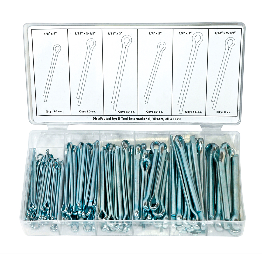 Cotter Pin Assortment - 144-Pc