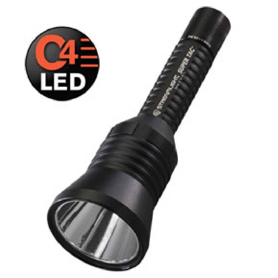 Super Tac C4 LED Lithium Power Tactical Flashlight