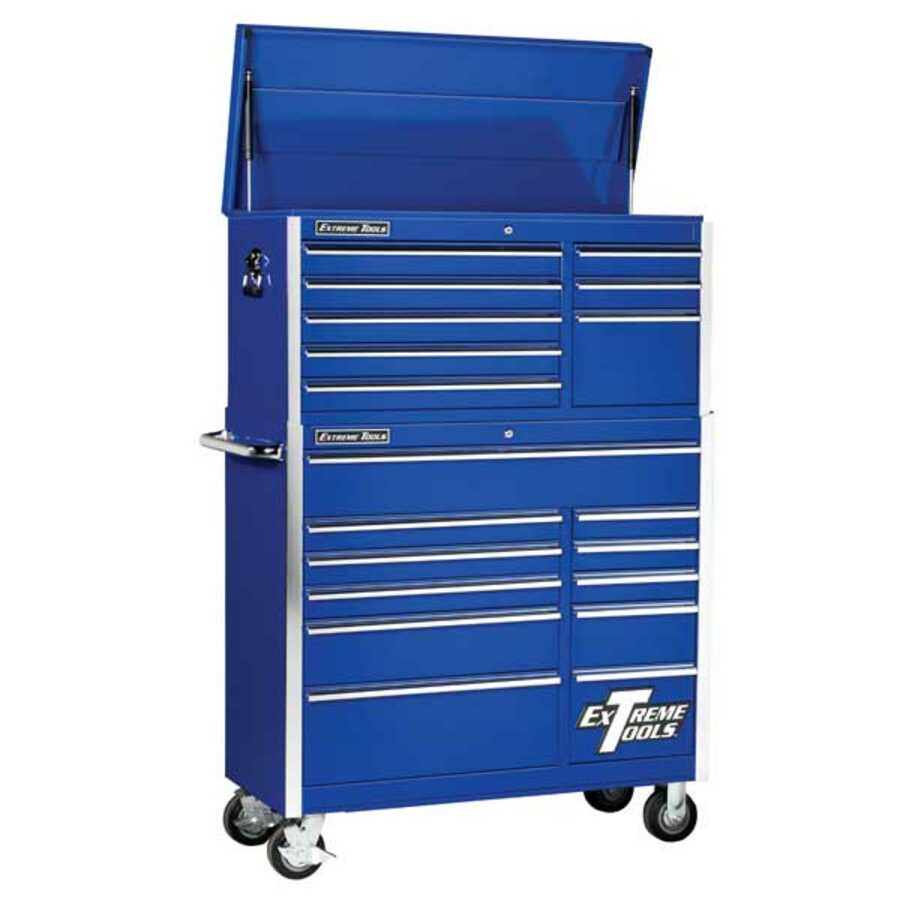 41 In Professional Series Tool Box Combo Unit - Blue