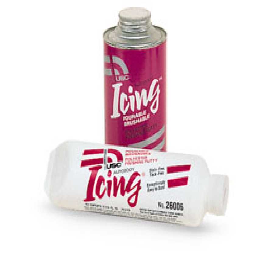 ICING Pourable Brushable Polyester Finishing Putty - 24 Oz Tube