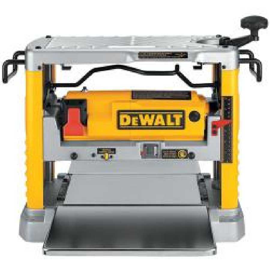 DeWALT DW734 12-1/2 In Thickness Planer with Three Knife Cutter-