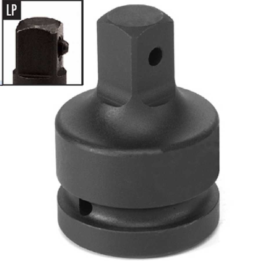 Impact Socket Adapter - 1 In Female x 3/4 In Male w/ Locking Pin