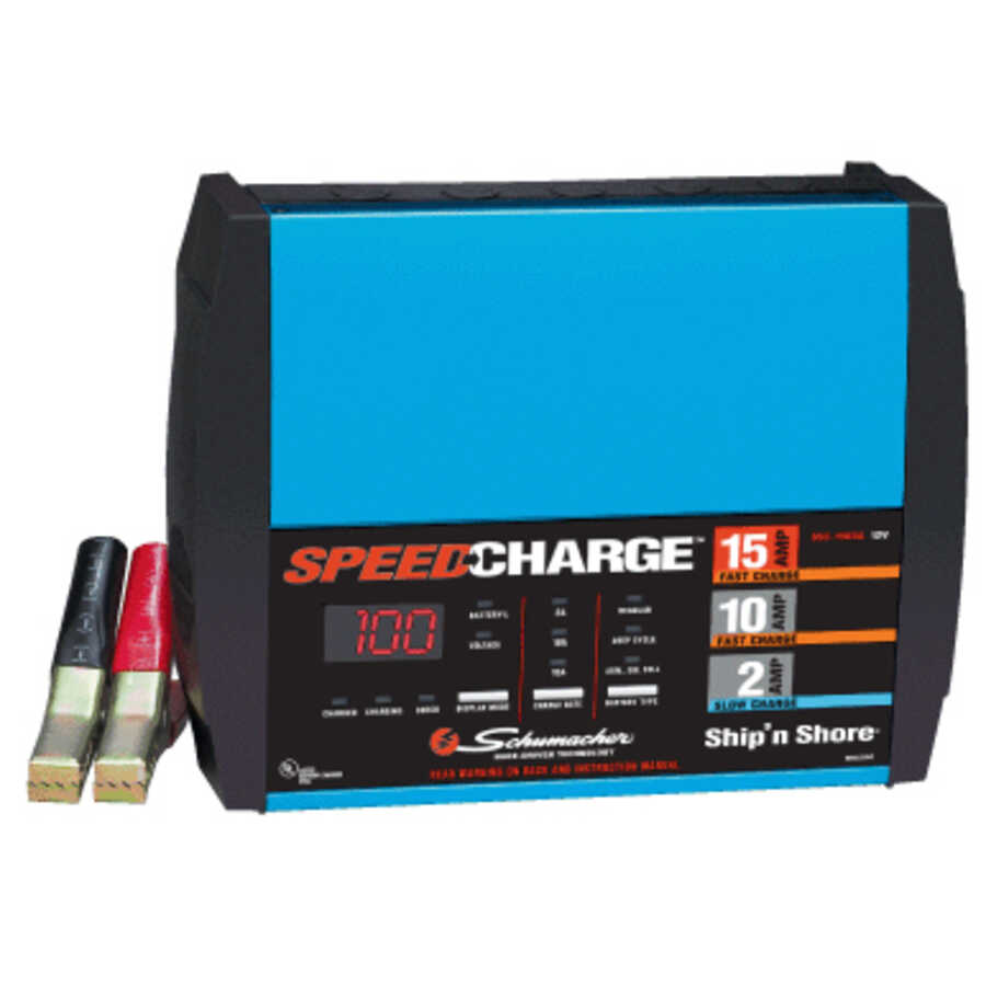 15/10/2 Amp Ship 'N Shore Marine Battery Charger
