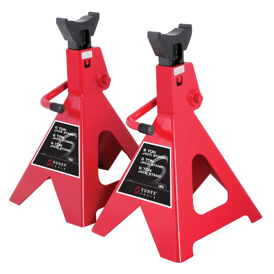 Ratcheting Jack Stands - 6 Ton Capacity