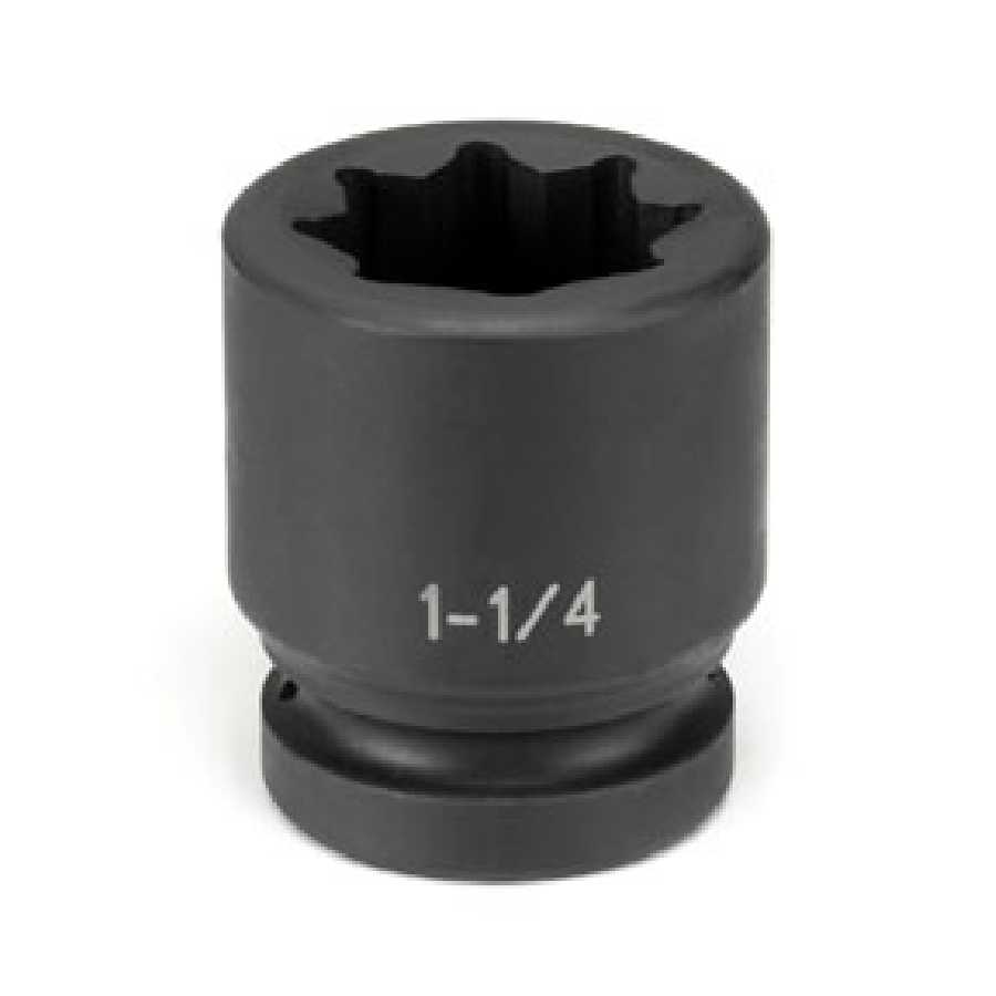 1 In Drive 8 Pt Double Square/Railroad Std Impact Socket - 2-1/8