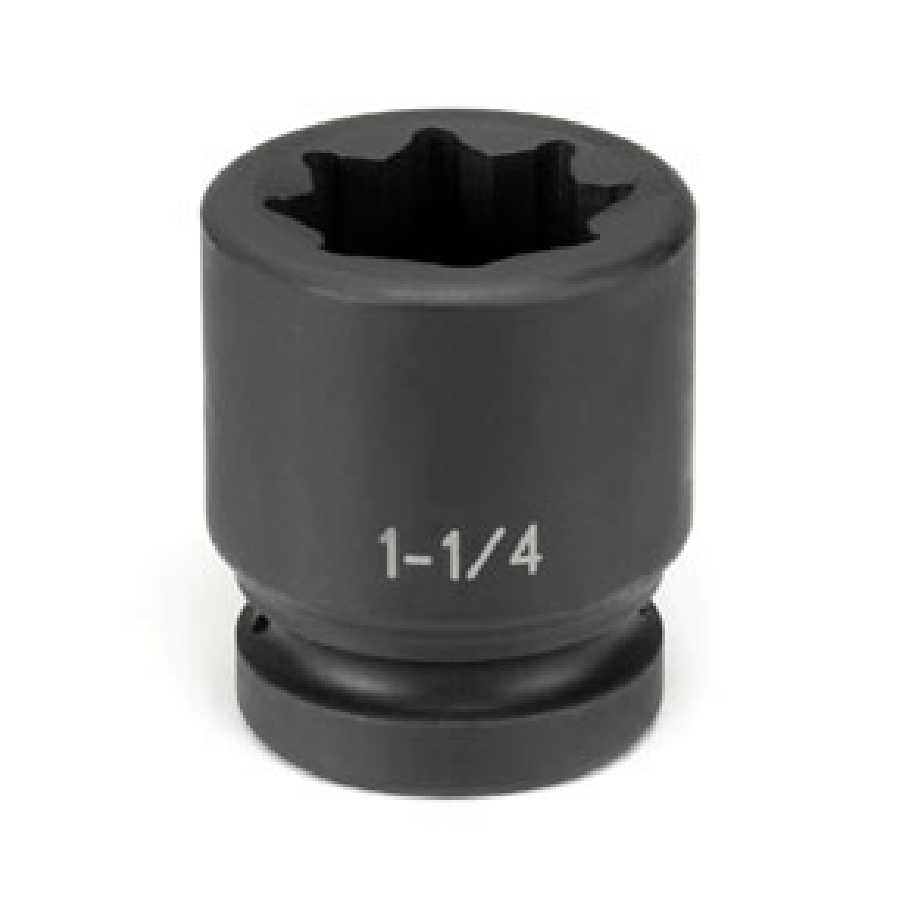 1 In Drive 8 Pt Double Square/Railroad Std Impact Socket - 2-1/1