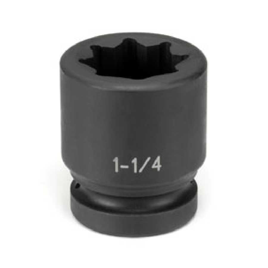 1 In Drive 8 Pt Double Square/Railroad Std Impact Socket - 2 In