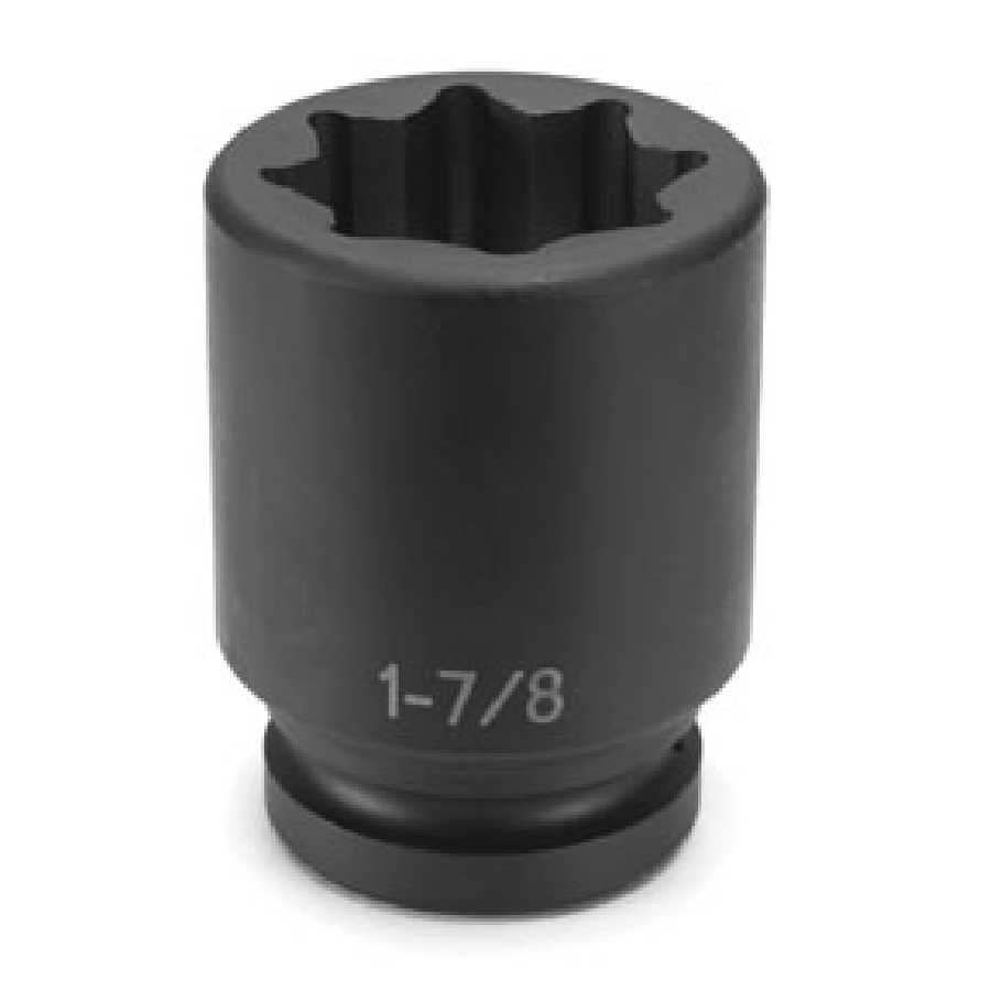 1 In Drive 8 Pt Double Square/Railroad Deep Impact Socket - 1-5/