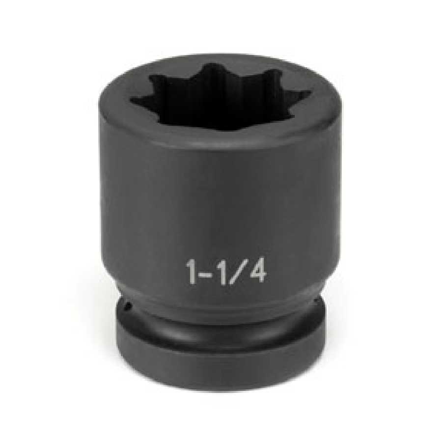 1 In Drive 8 Pt Double Square/Railroad Std Impact Socket - 1-11/