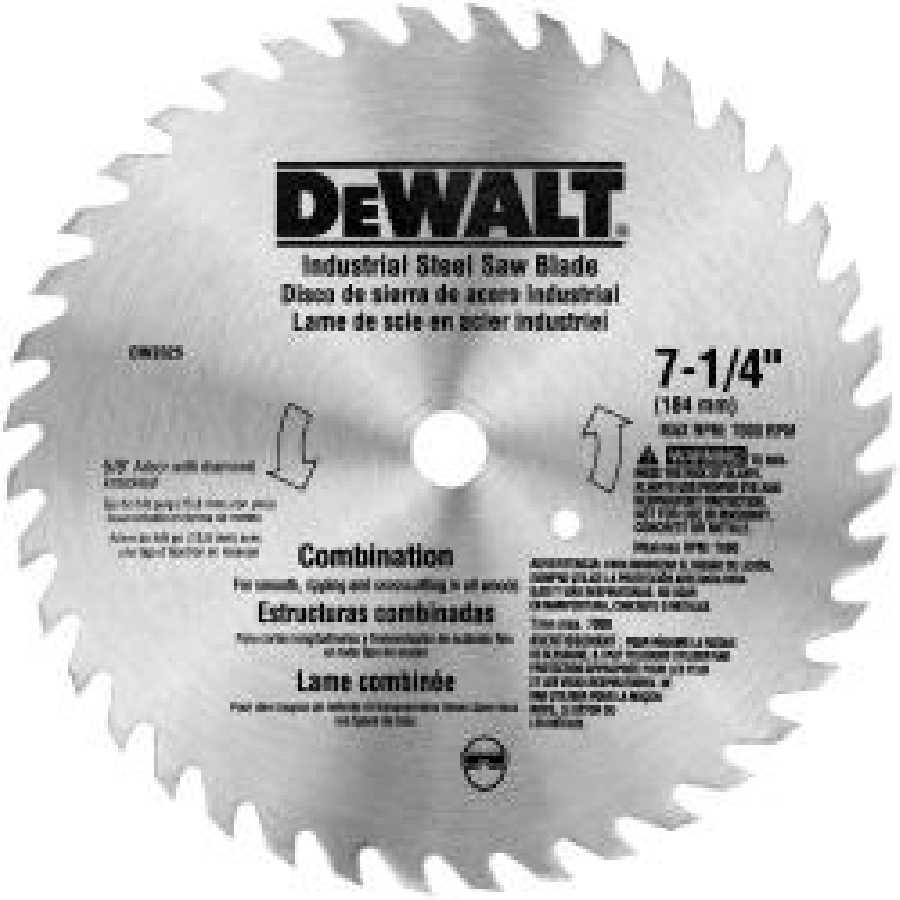 7-1/4" 40T Steel Combo Saw Blade