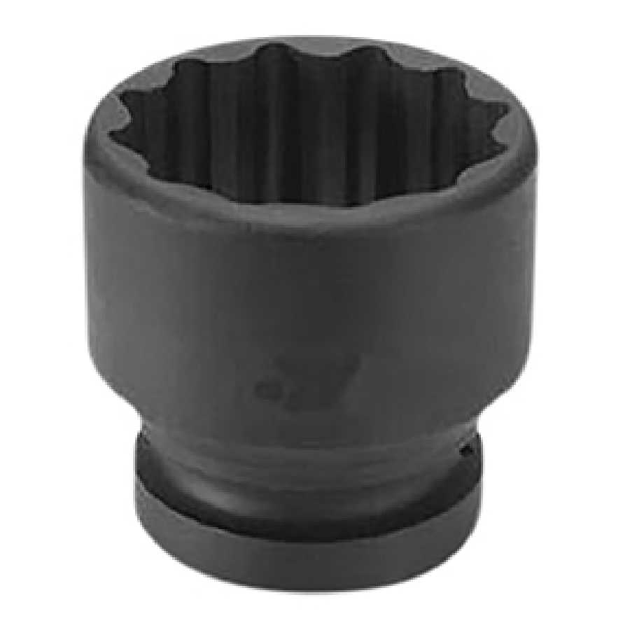 1 In Drive 12 Pt Std Impact Socket - 2-11/16 In